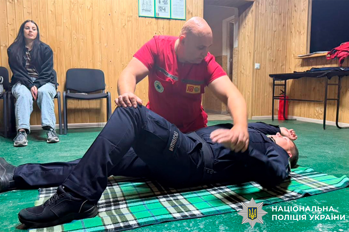 На Харківщині поліцейські продовжують удосконалювати навички з надання домедичної допомоги