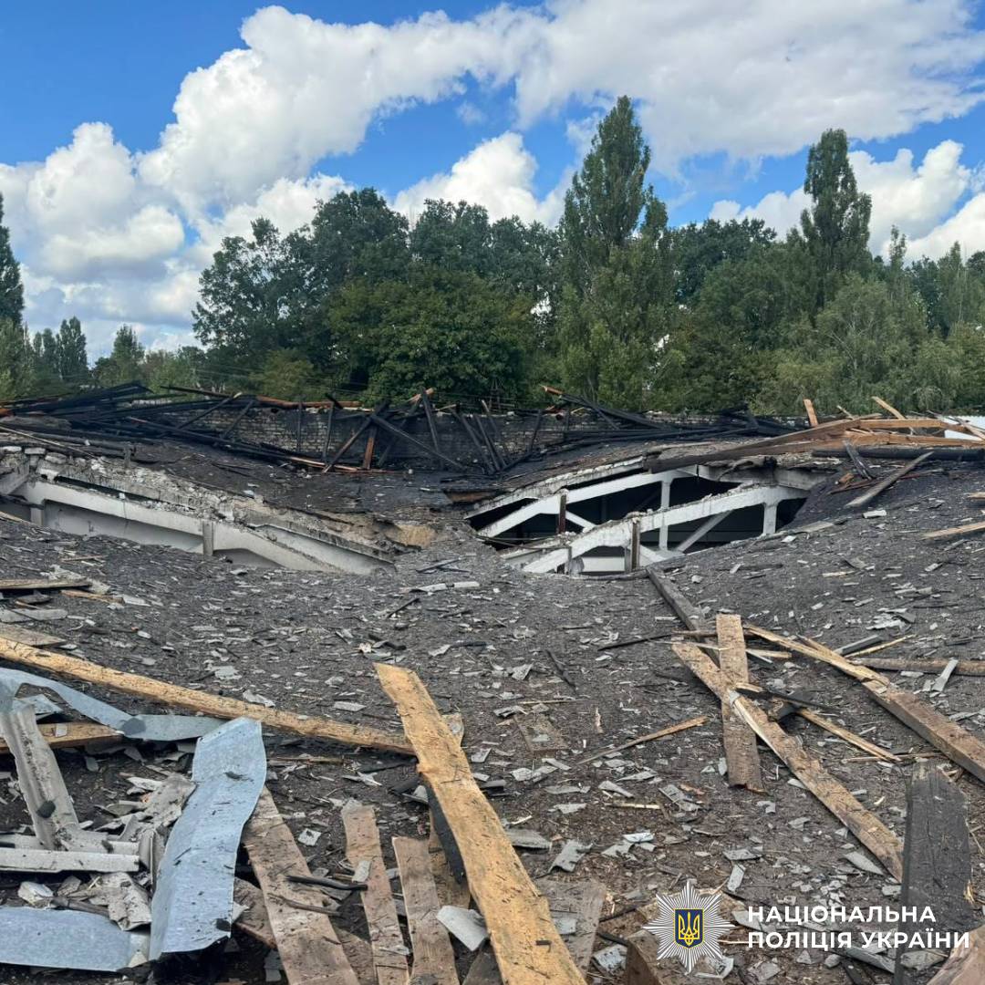 На фото наслідки ворожого обстрілу
