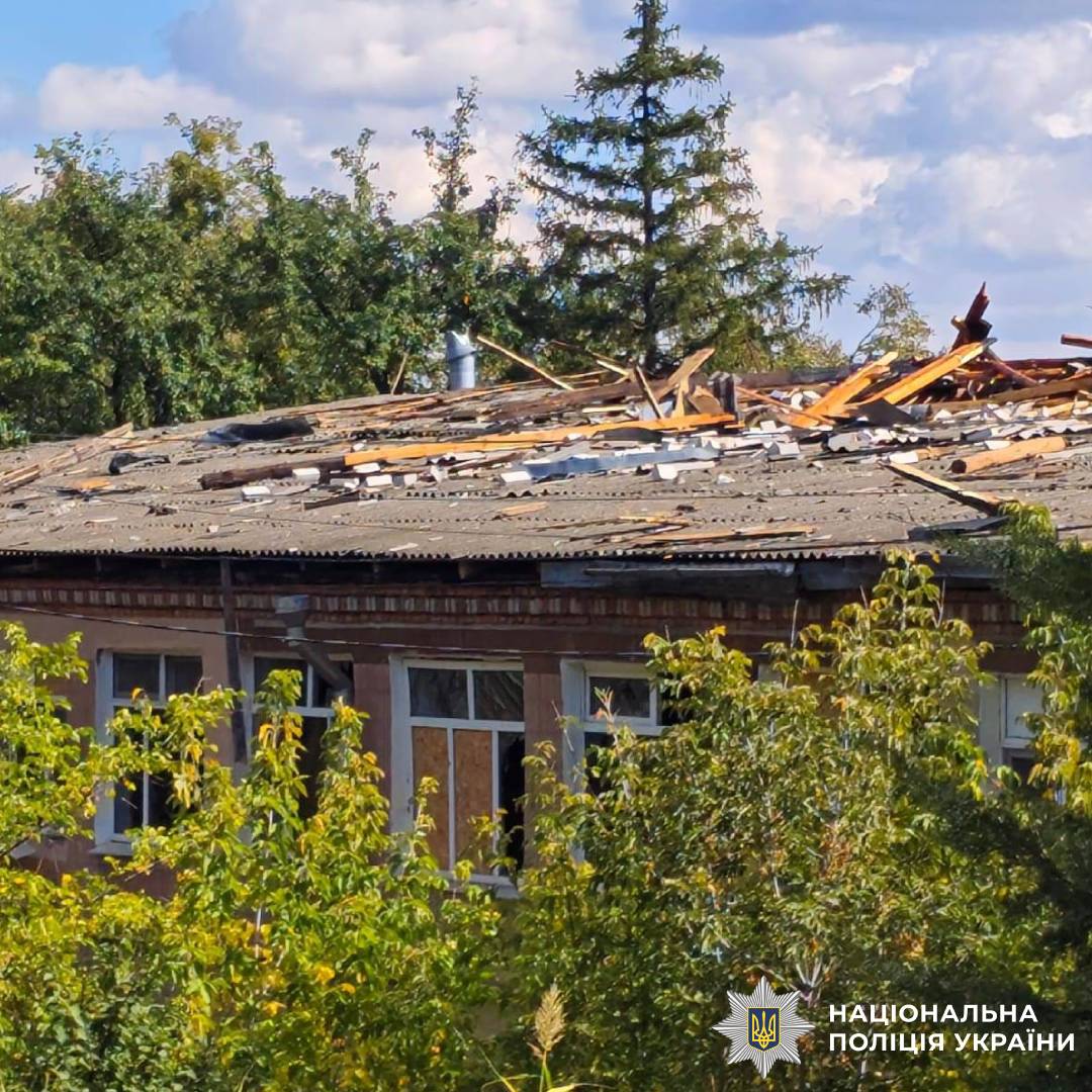 На фото наслідки ворожого обстрілу