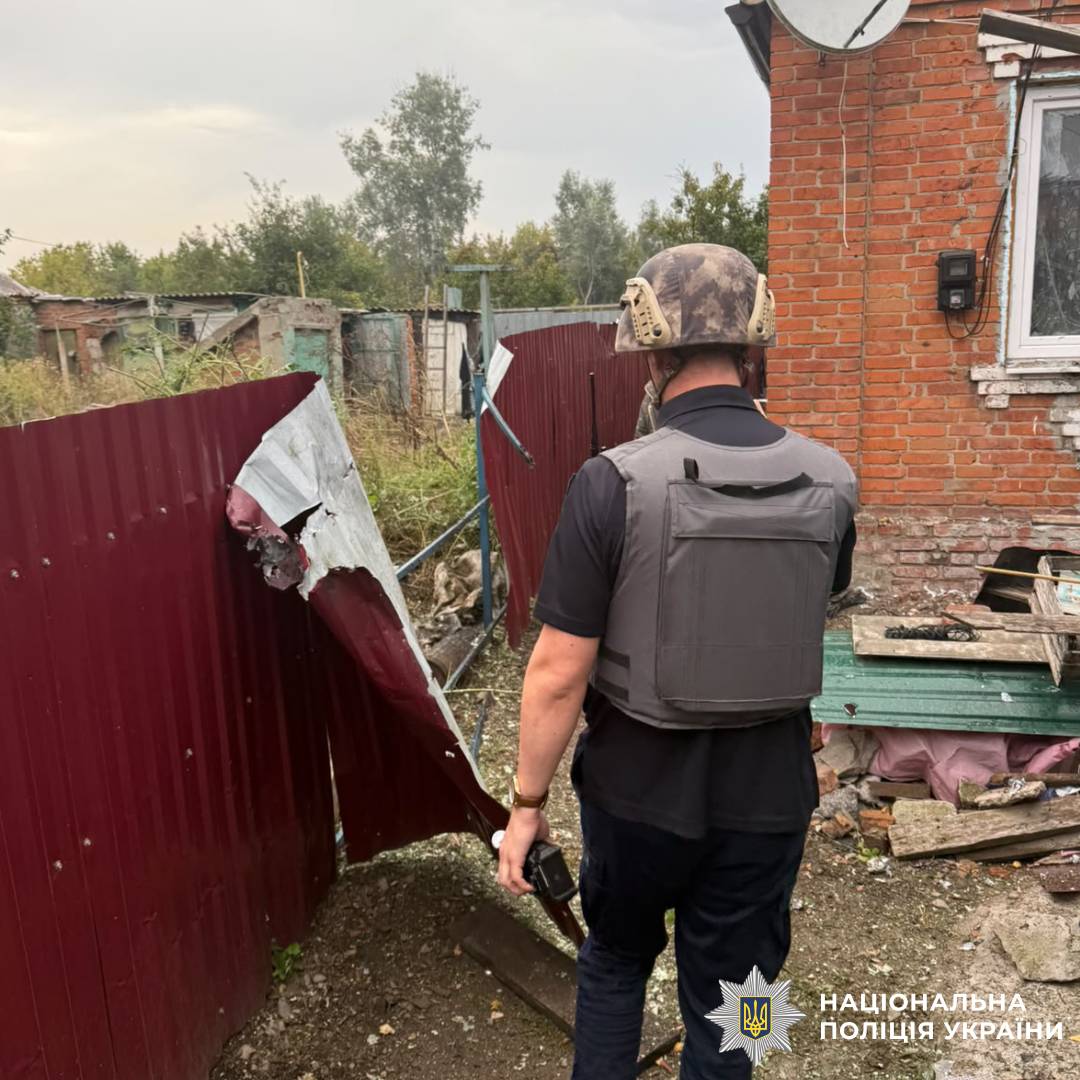 На фото наслідки ворожого обстрілу