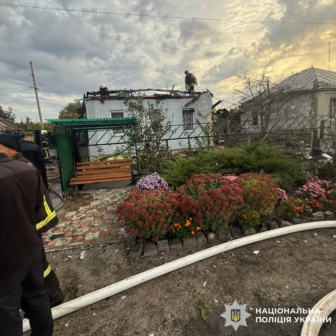 На фото наслідки ворожого обстрілу