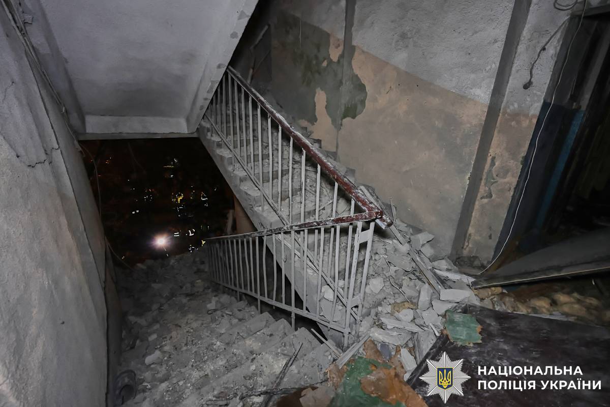 На фото наслідки ворожого обстрілу