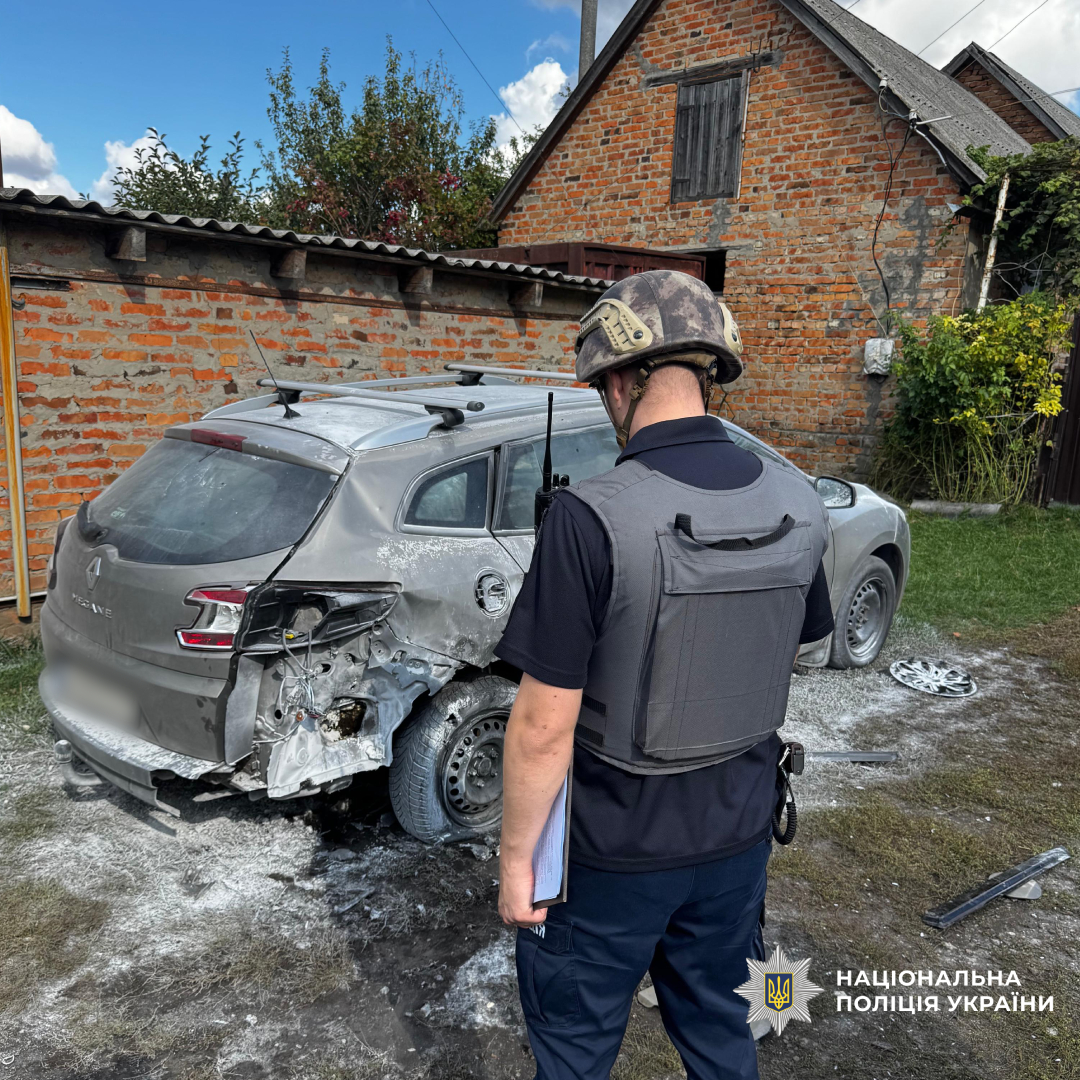 поліцейські задокументували наслідки воєнних злочинів військових рф на Харківщині