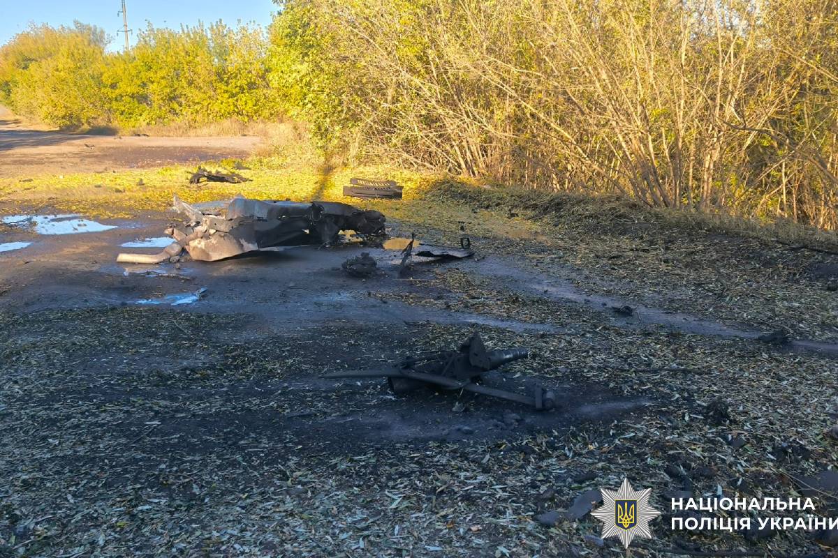 На фото наслідки ворожого обстрілу