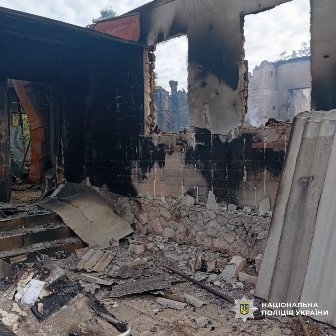 поліцейські задокументували наслідки ворожих обстрілів на Харківщині
