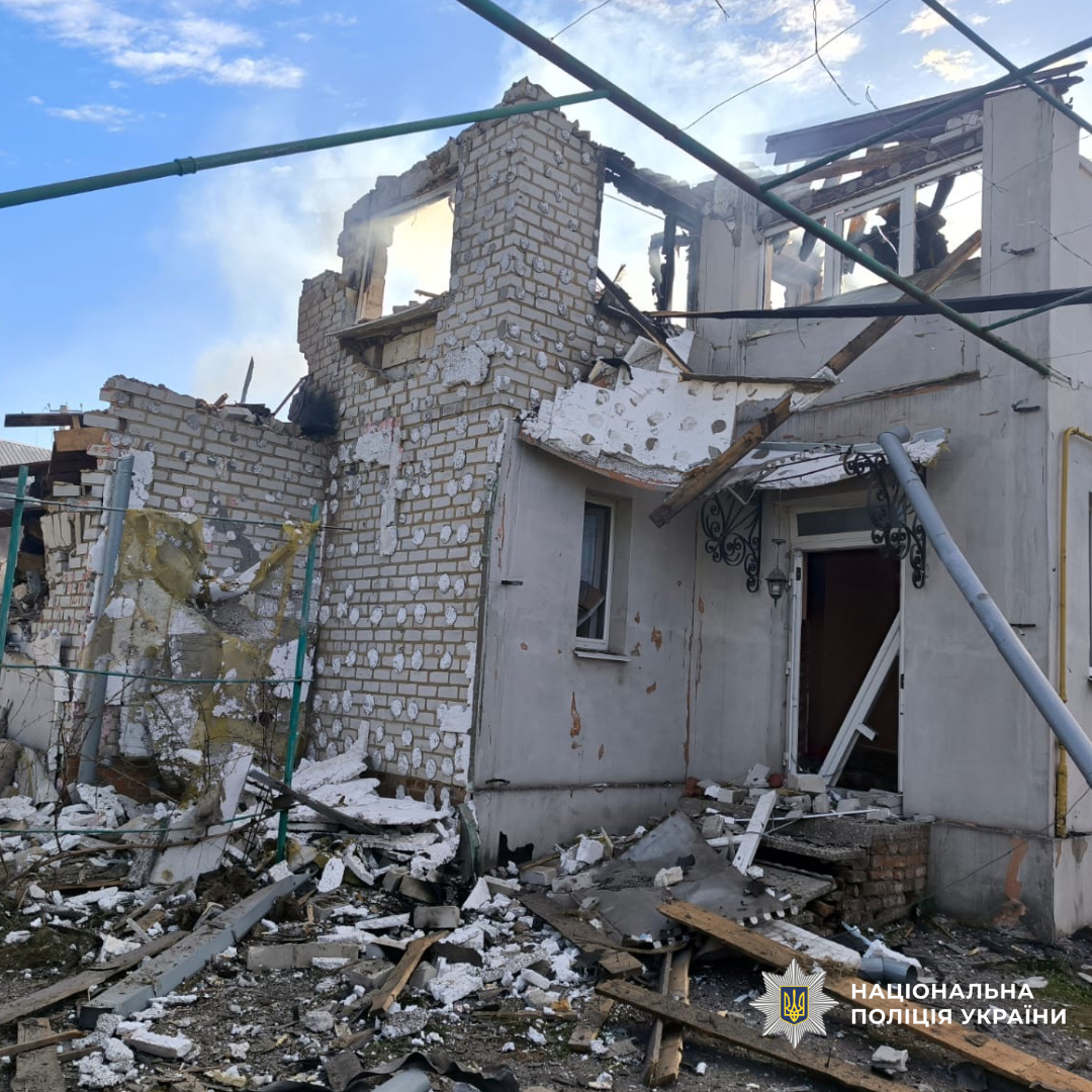 поліцейські задокументували наслідки ворожих обстрілів на Харківщині