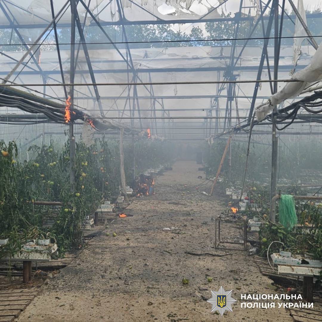 На фото наслідки ворожого обстрілу