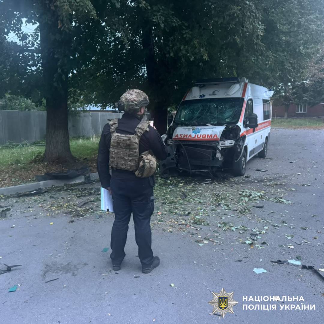 На фото наслідки ворожого обстрілу