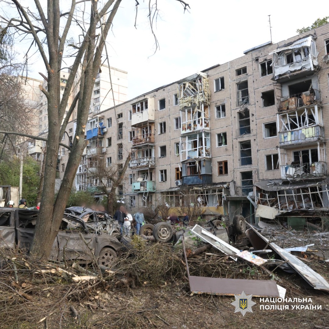 На фото наслідки ворожого обстрілу
