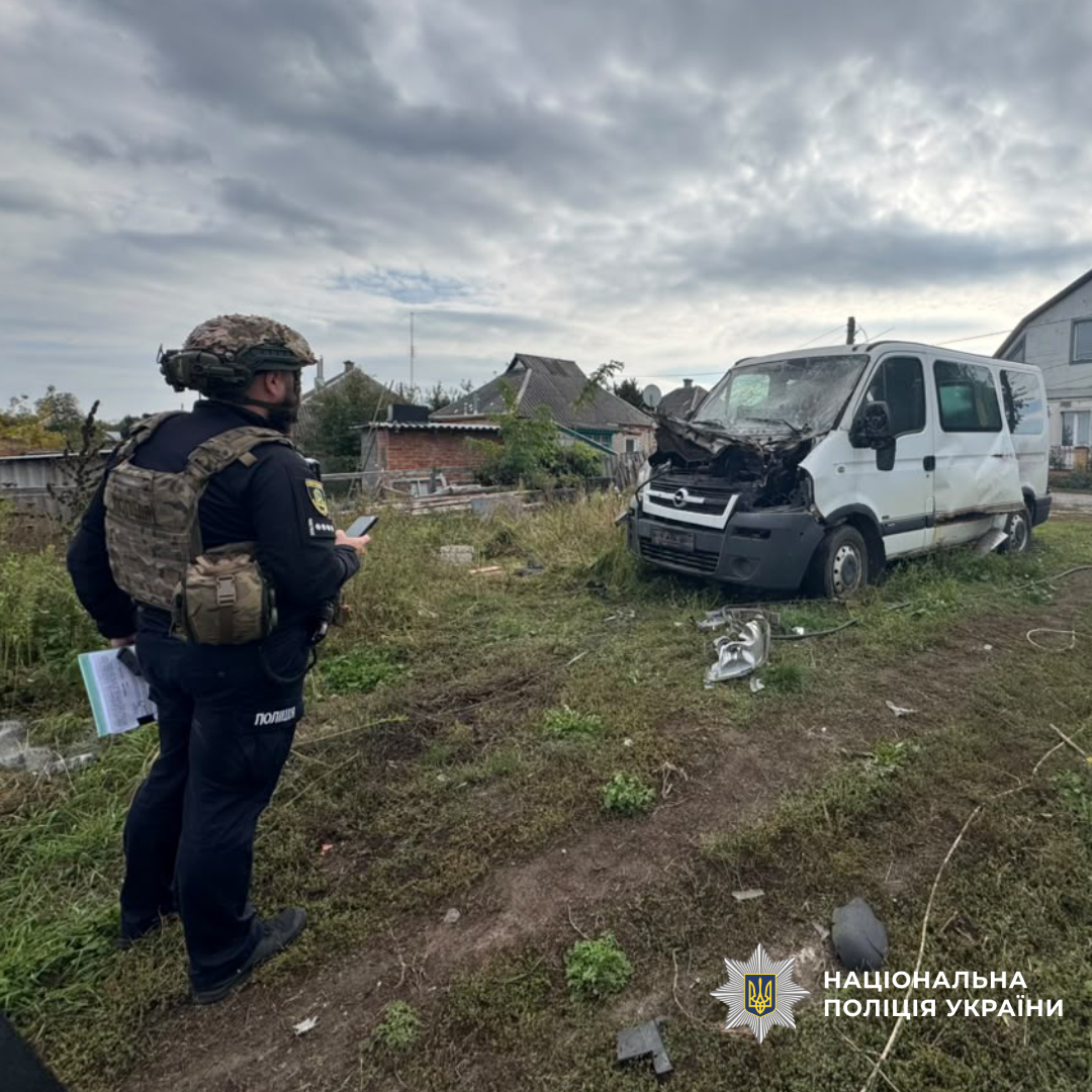 на Харківщині поліцейські задокументували наслідки ворожих обстрілів країни-агресора