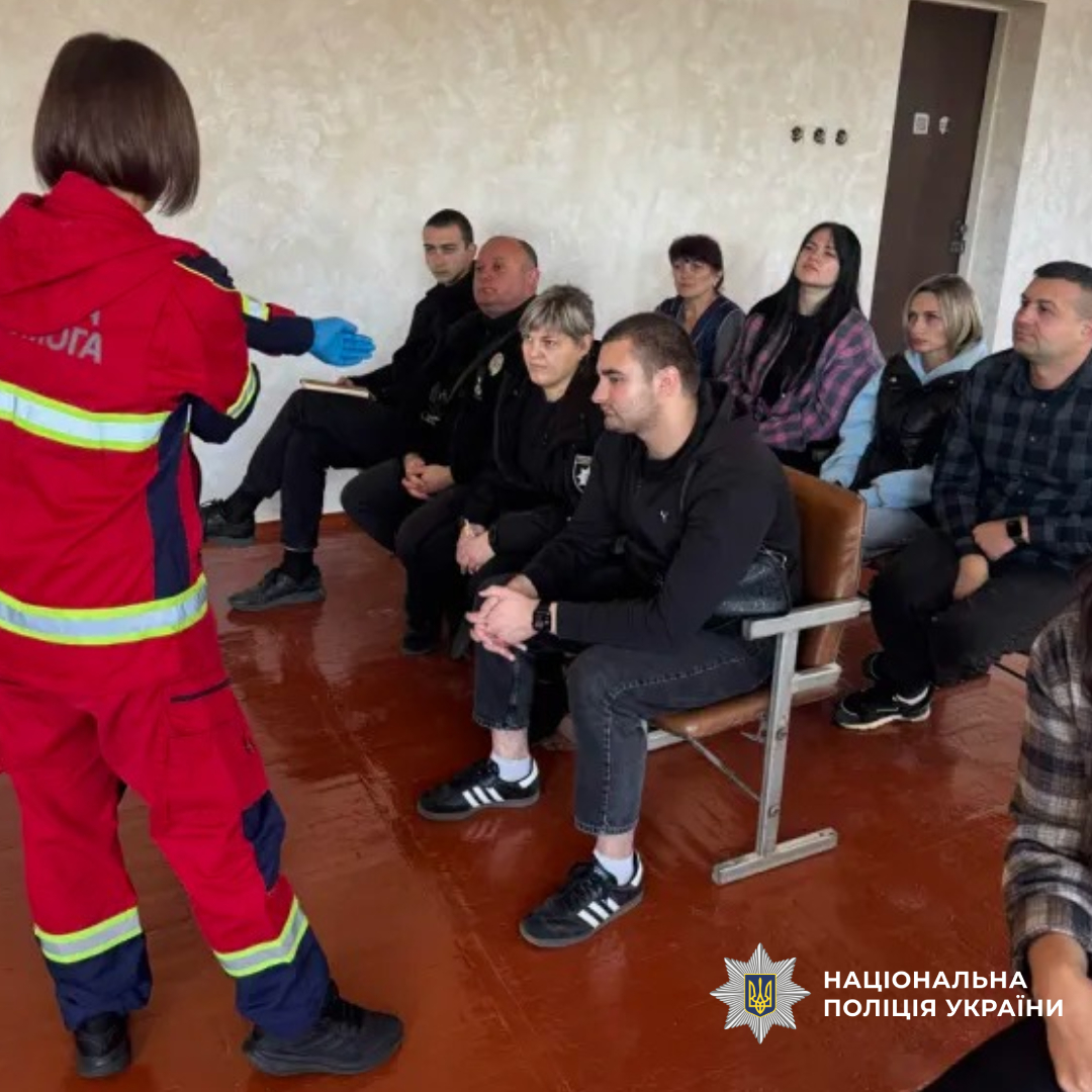 поліцейські Харківщини продовжують проходити навчання з домедичної допомоги