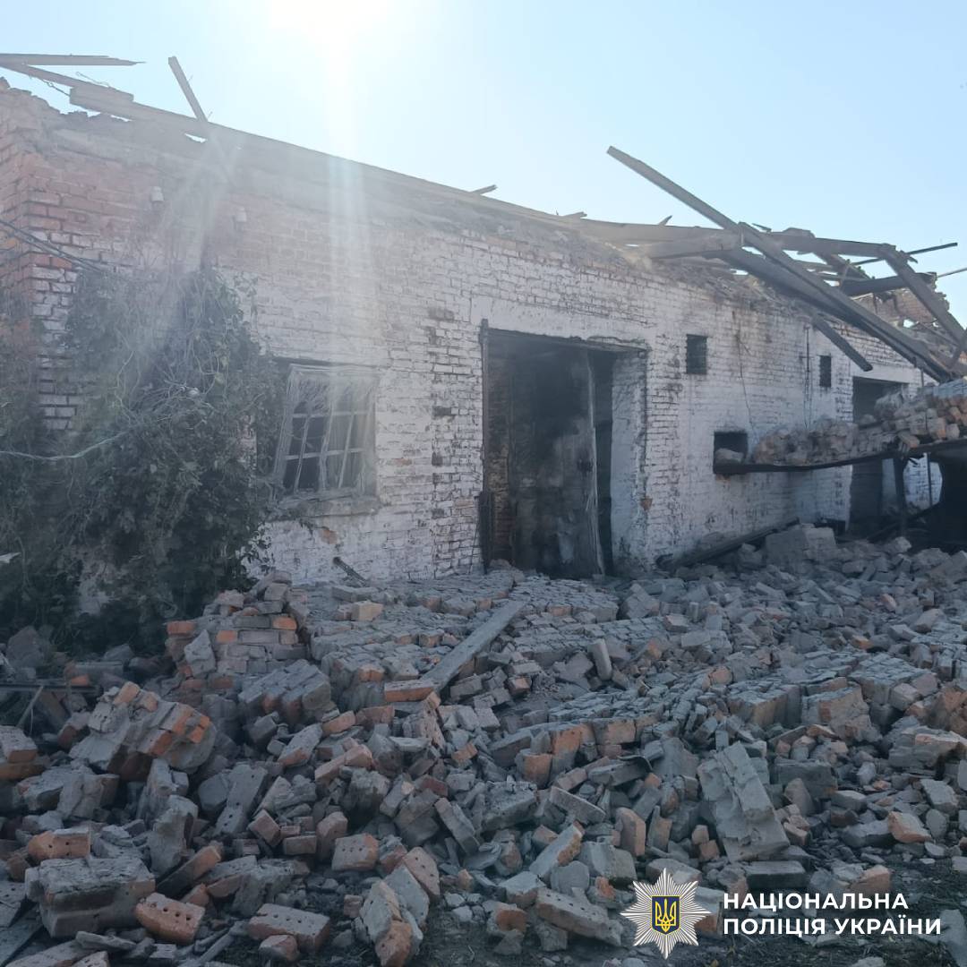 На фото наслідки ворожого обстрілу