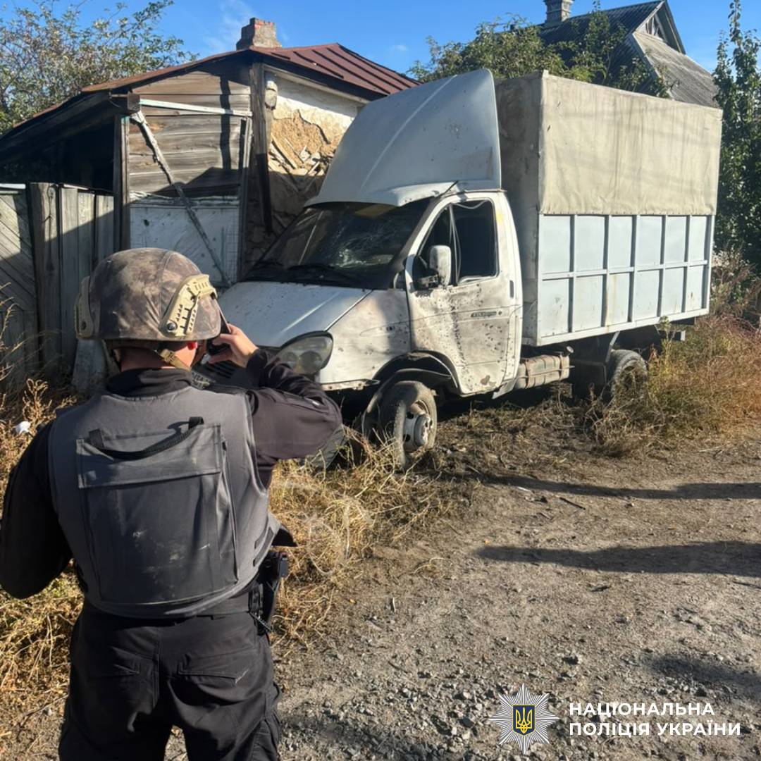 На фото наслідки ворожого обстрілу