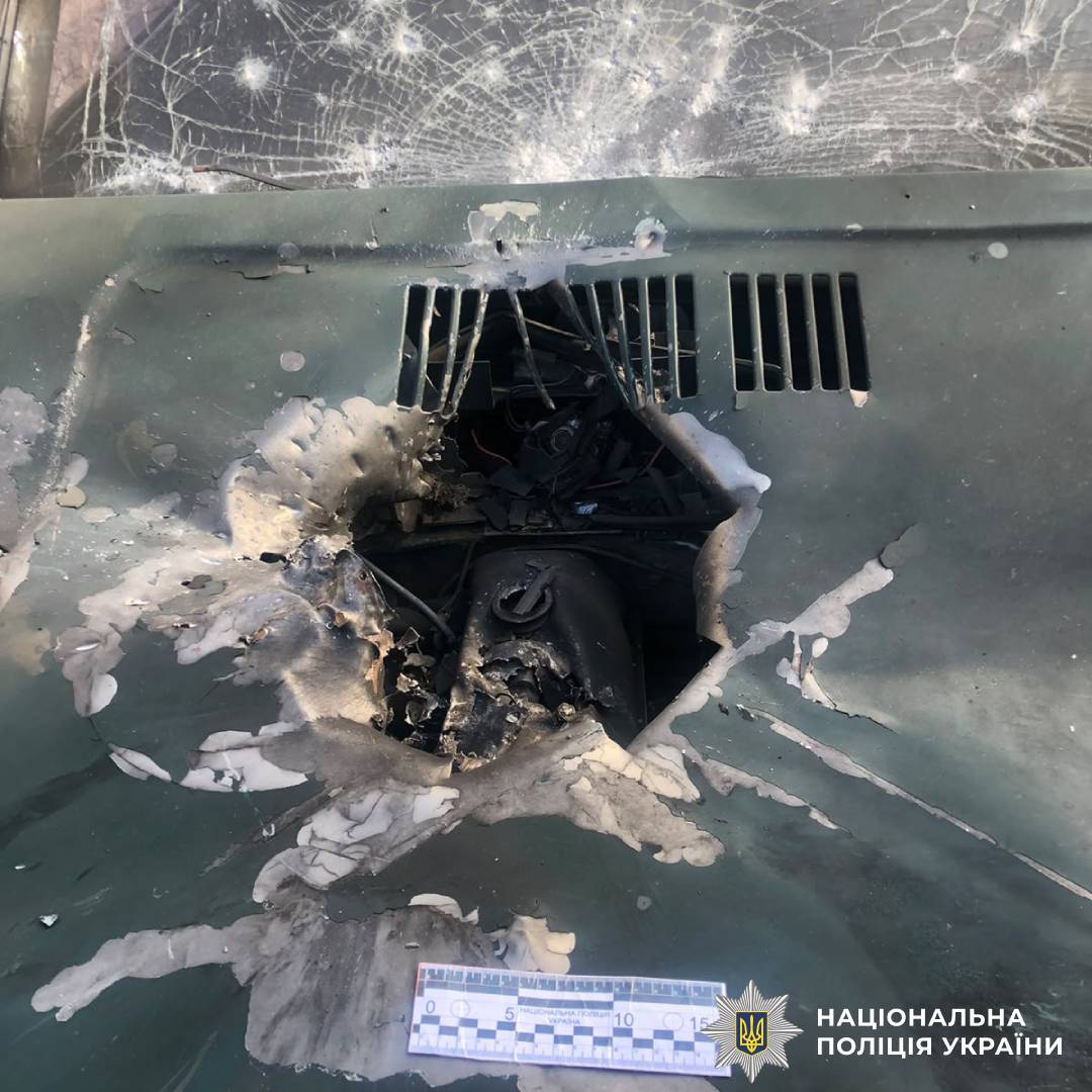 На фото наслідки ворожого обстрілу