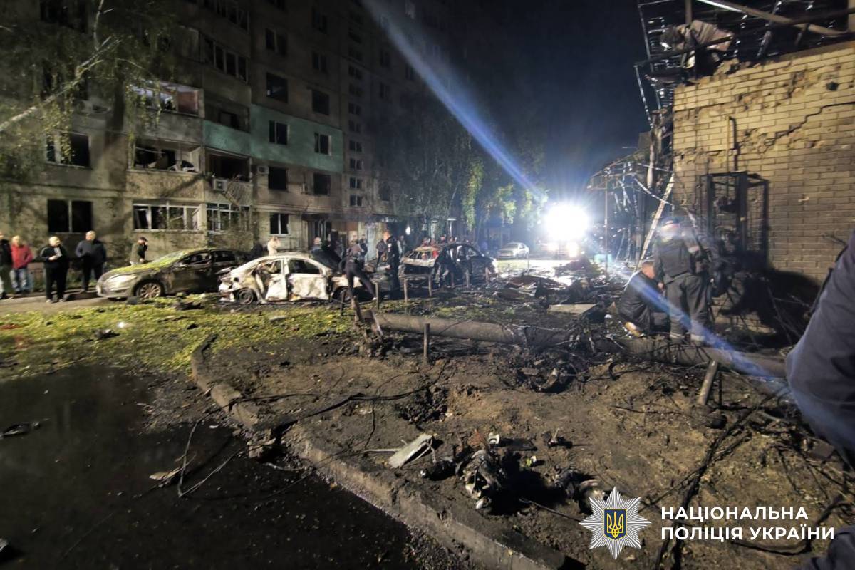 На фото наслідки ворожого обстрілу