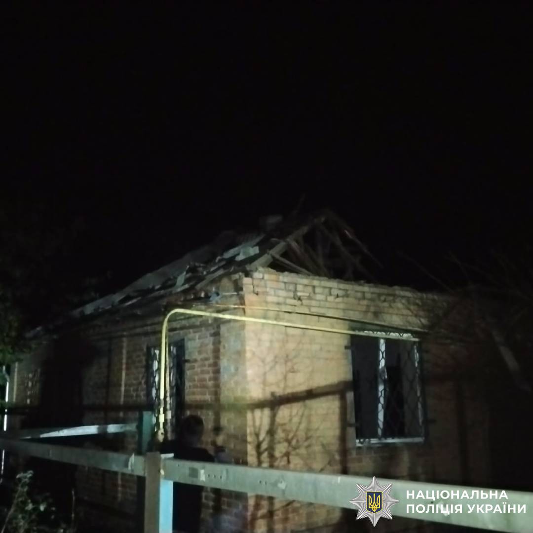 На фото наслідки ворожого обстрілу