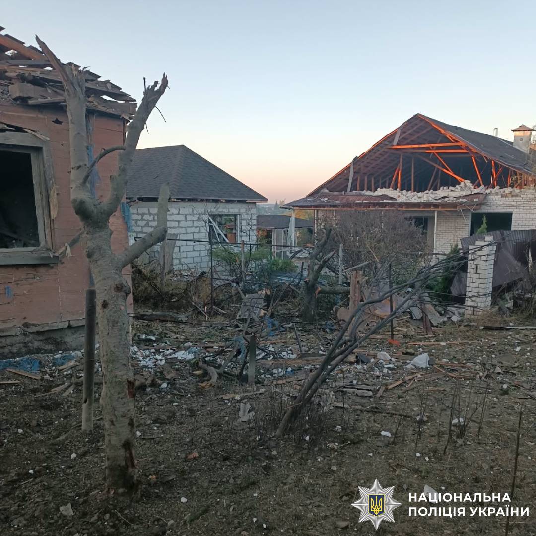 На фото наслідки ворожого обстрілу