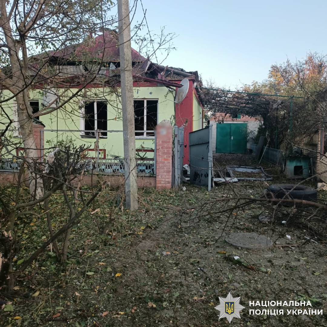 На фото наслідки ворожого обстрілу