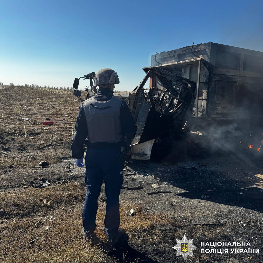 На фото наслідки ворожого обстрілу
