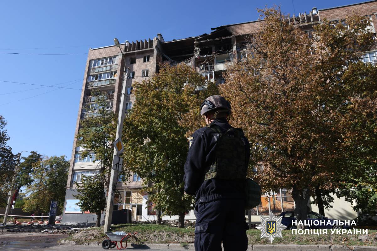 На фото наслідки ворожого обстрілу