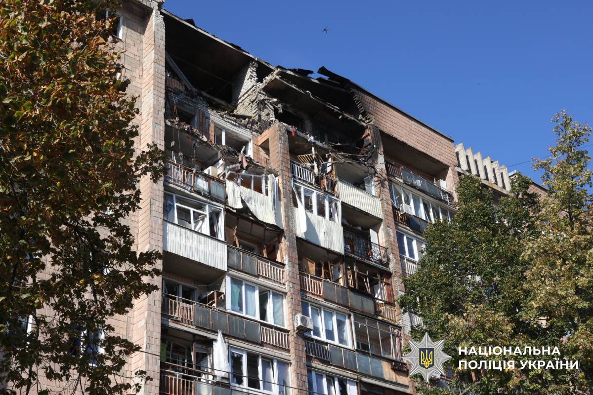 На фото наслідки ворожого обстрілу