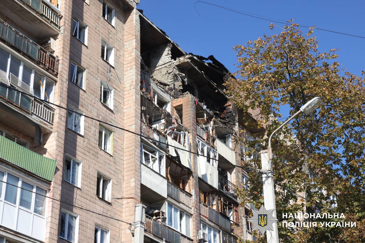 На фото наслідки ворожого обстрілу
