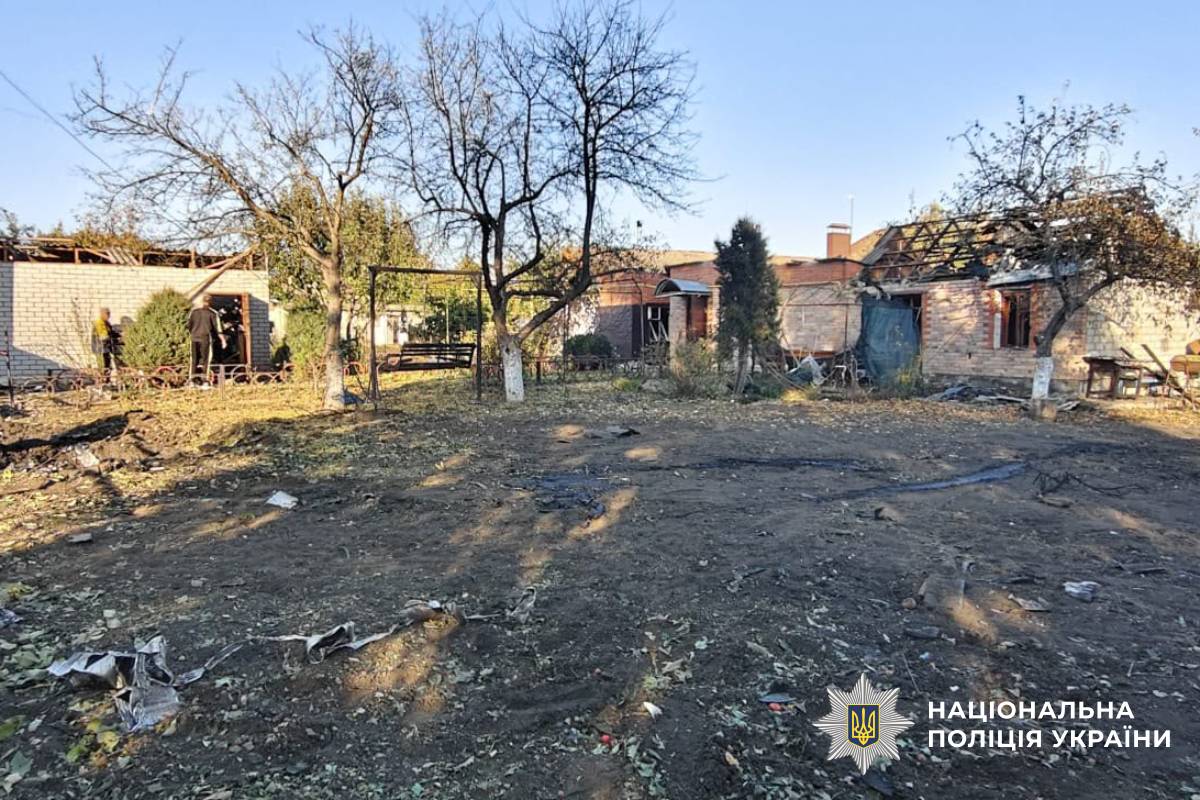 На фото наслідки ворожого огбстрілу