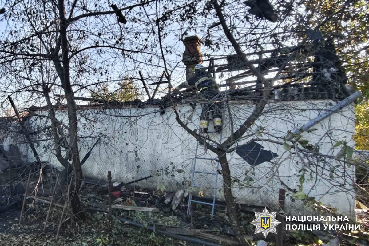 На фото наслідки ворожого огбстрілу