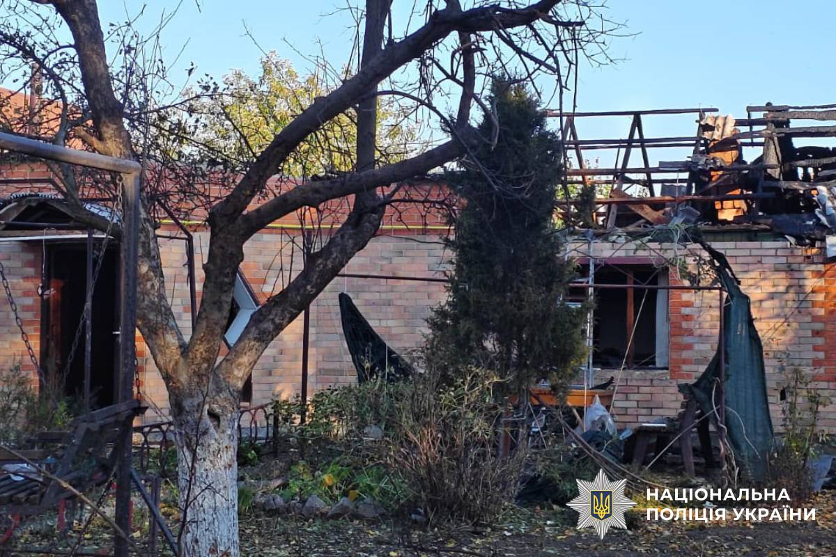 На фото наслідки ворожого огбстрілу
