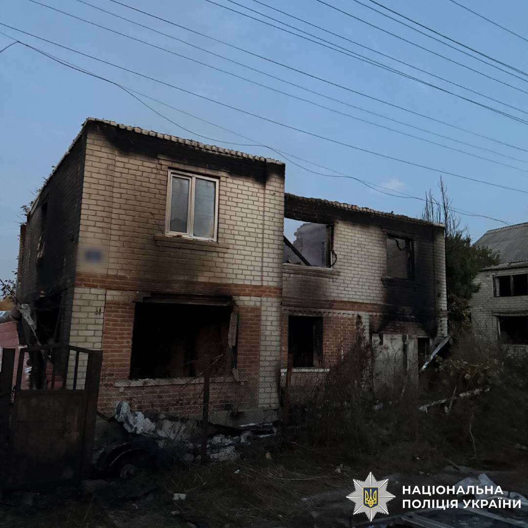 На фото наслідки ворожого обстрілу