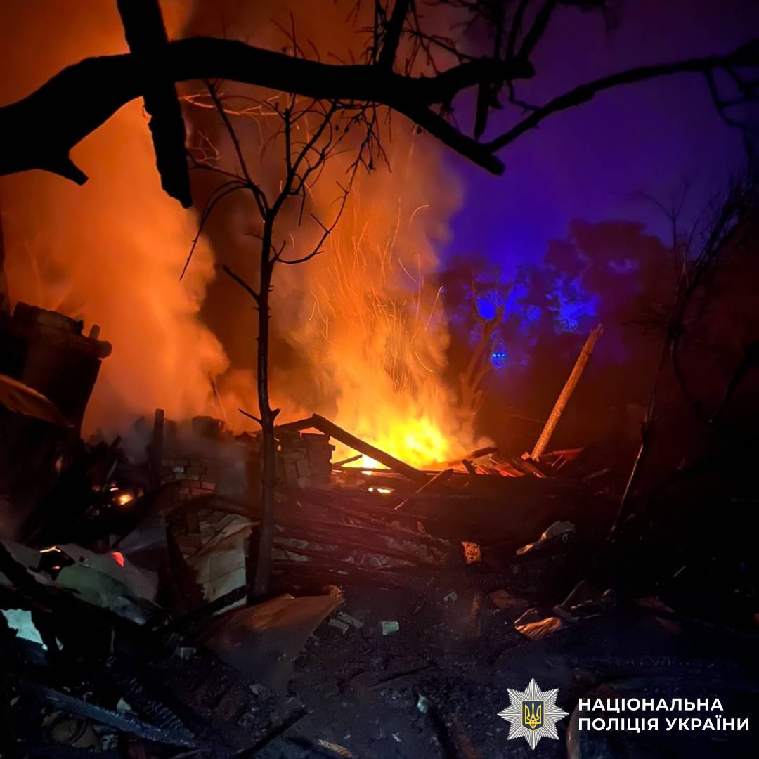 На фото наслідки ворожого обстрілу