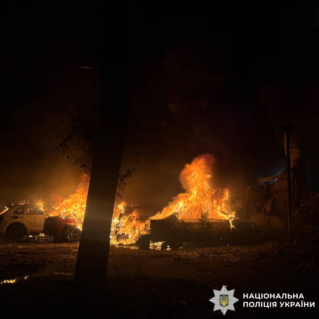 На фото наслідки ворожого обстрілу