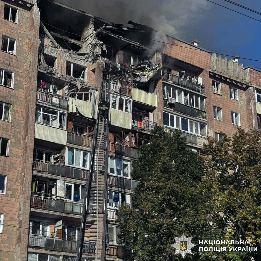 На фото наслідки ворожого обстрілу