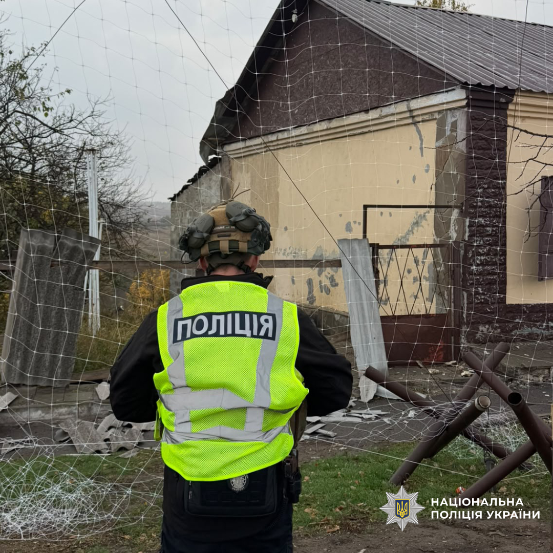 поліцейські документують наслідки ворожих ударів росіян на Харківщині