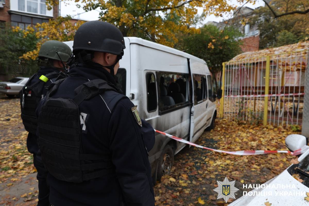 На фото наслідки ворожого обстрілу
