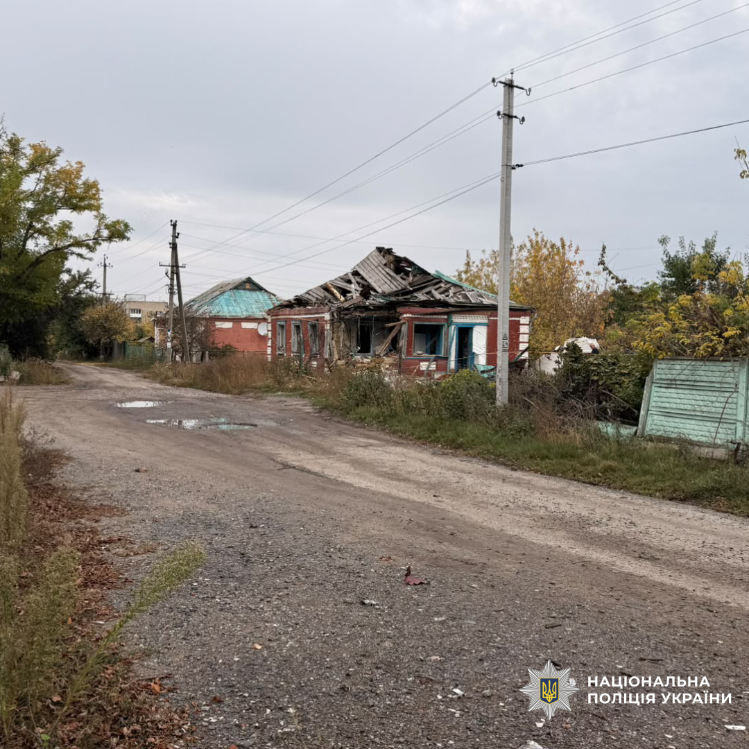 поліцейські задокументували наслідки воєнних злочинів країни-агресора на Харківщині