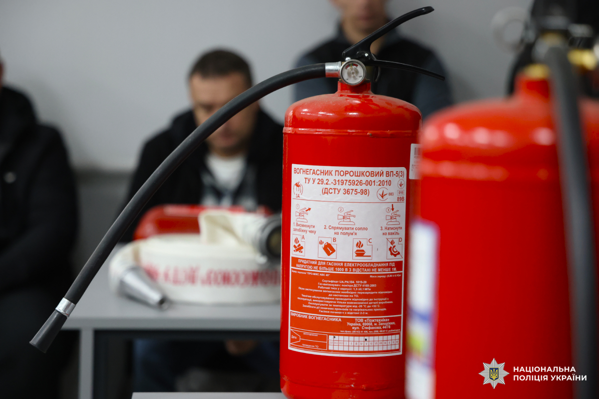 Поліцейські Харківщини відпрацювали алгоритм дій у разі виникнення пожежі