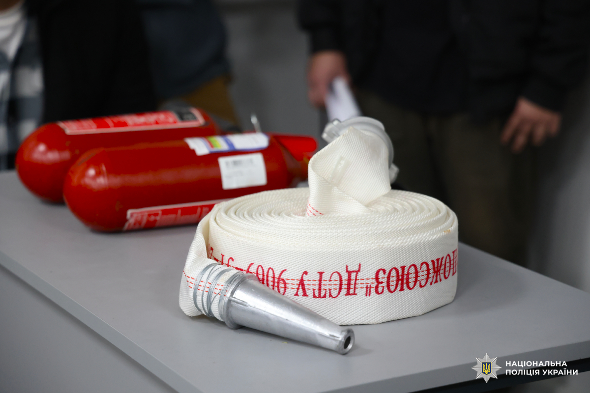 Поліцейські Харківщини відпрацювали алгоритм дій у разі виникнення пожежі