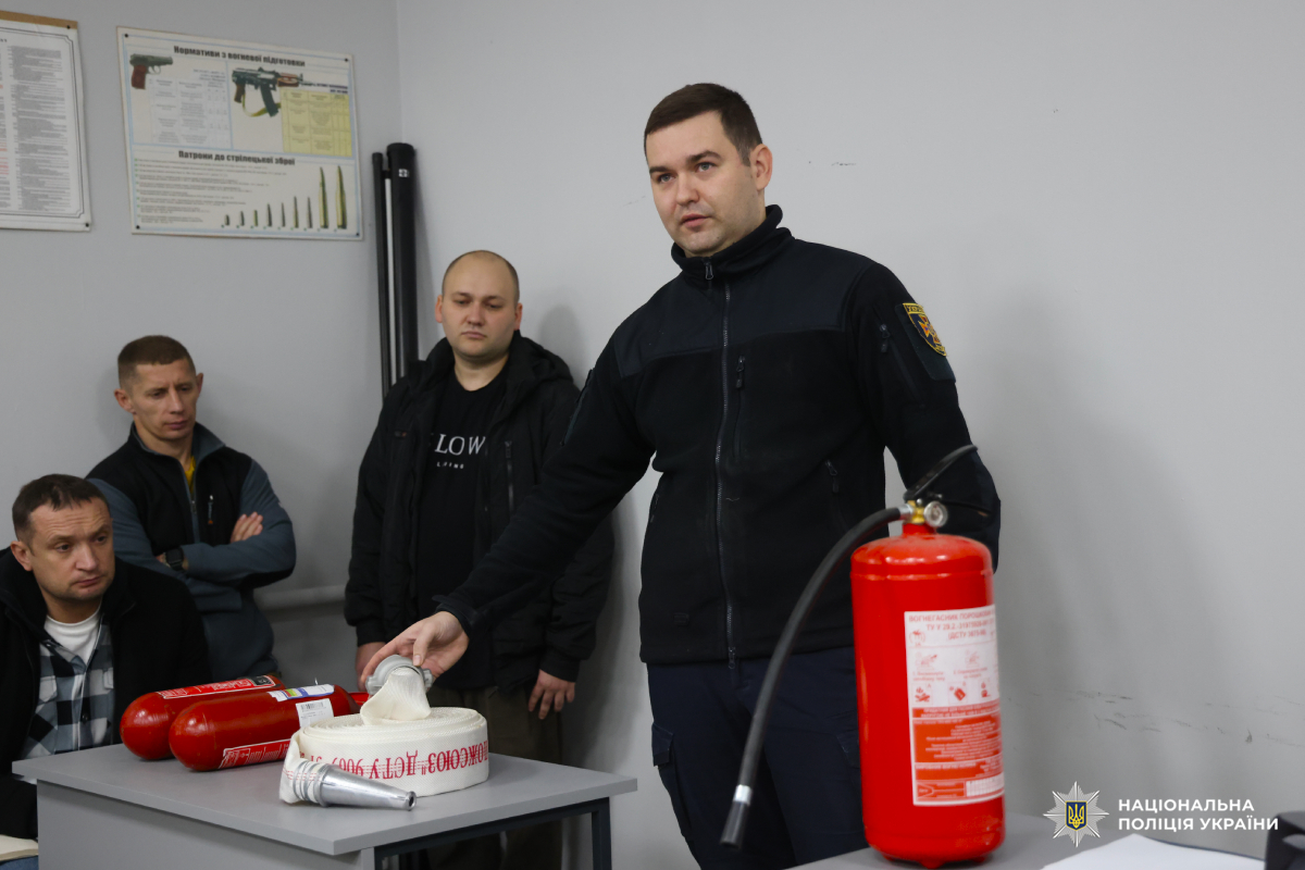 Поліцейські Харківщини відпрацювали алгоритм дій у разі виникнення пожежі