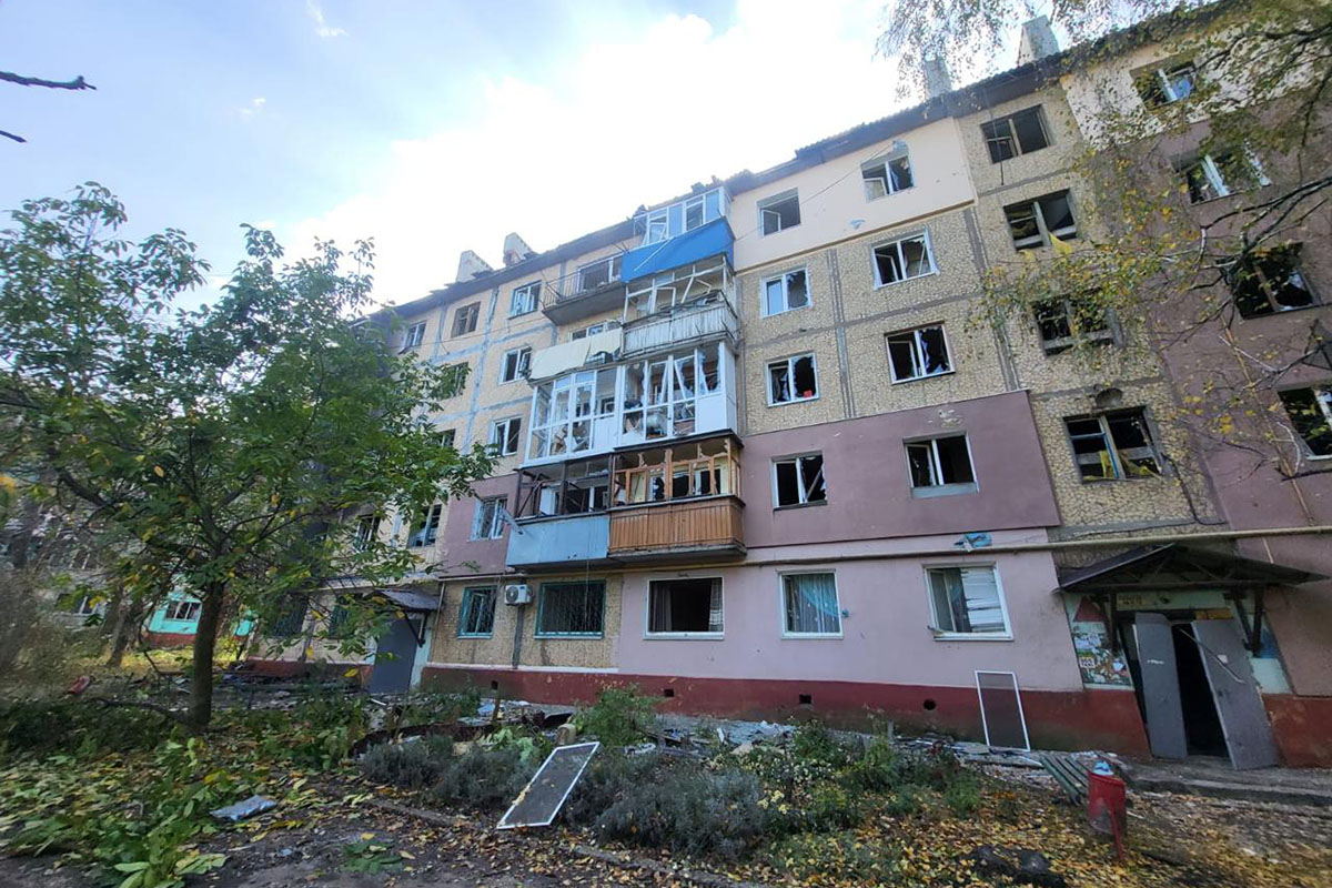 Пошкоджений будинок