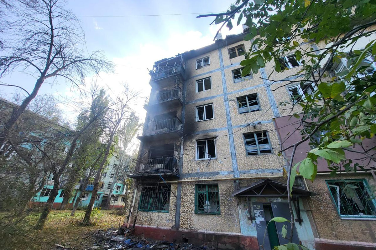Зруйнований будинок