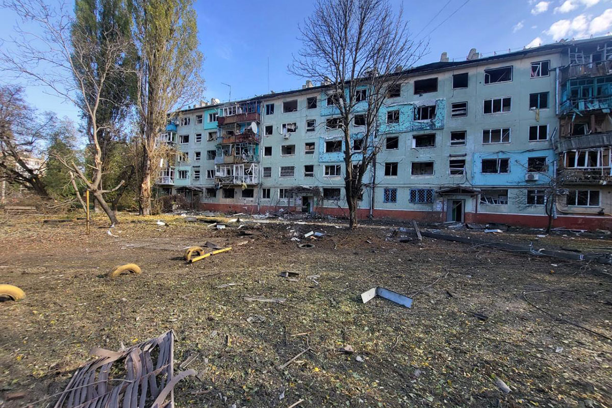 Пошкоджений будинок