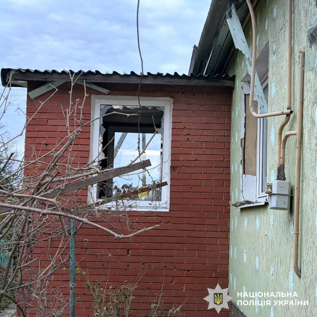 На фото наслідки ворожого обстрілу