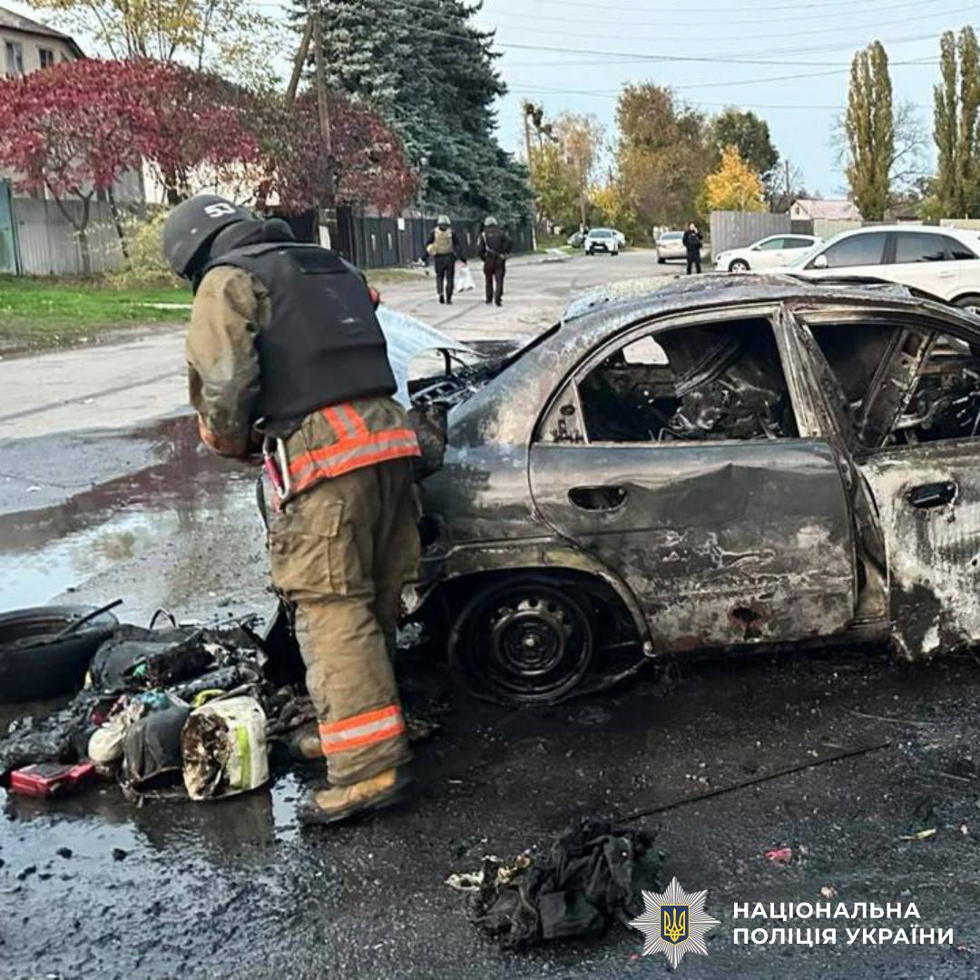 На фото наслідки ворожого обстрілу