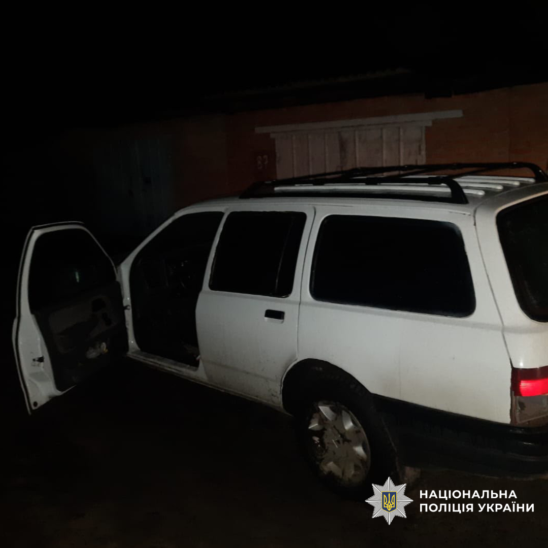 На Берестинщині поліцейські затримали чоловіка за незаконне заволодіння транспортним засобом