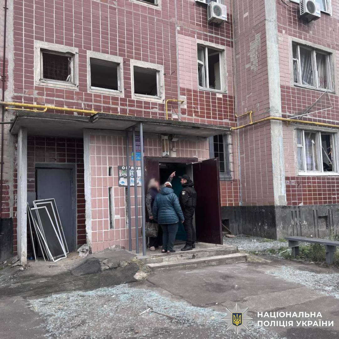 На фото наслідки ворожого обстрілу