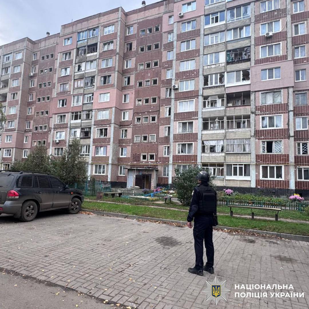 На фото наслідки ворожого обстрілу