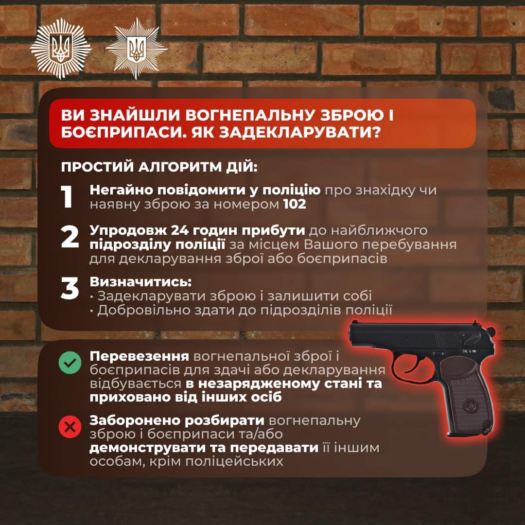 Декларування зброї