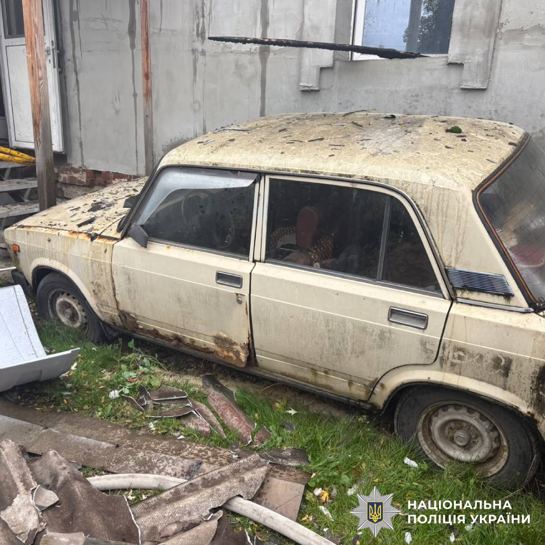 На фото наслідки ворожого обстрілу