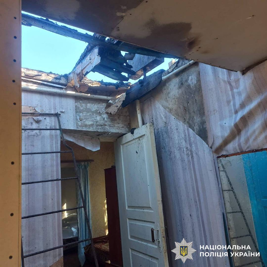 На фото наслідки ворожого обстрілу